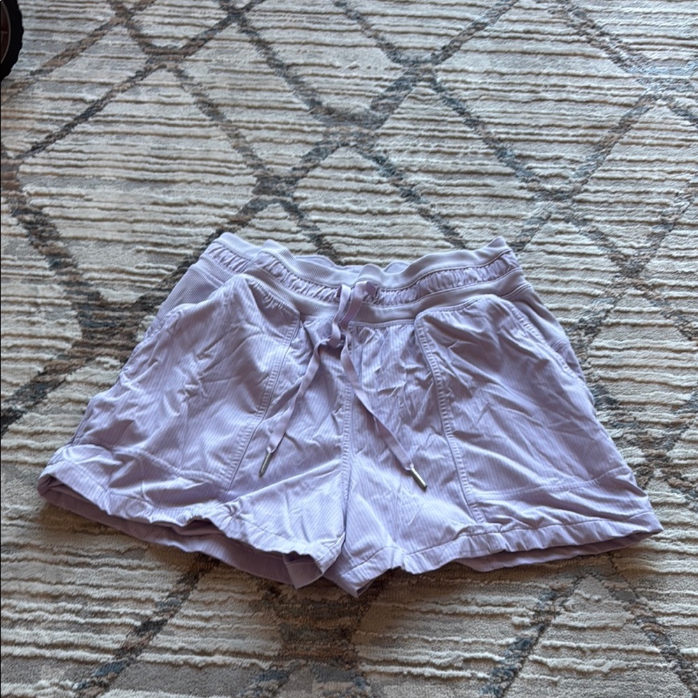 lululemon athletica High Waist Shorts in Light Purple
